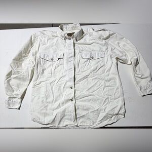 Eddie Bauer Classic White Button Down Shirt